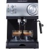 Hamilton Beach 15 Home/Bar Espresso Machine, Cappuccino, Mocha,   Latte Maker, with Milk Frother