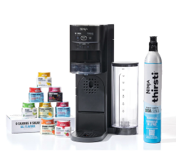 Ninja Thirsti Sparkling and Still Drink System w/ CO2 & Drops